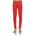 thumbnail image 1 of Rocky Kids Base Layer Thermal Pants Long Johns Fleece-Lined Bottoms, Red XS, 1 of 7