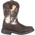 thumbnail image 1 of Rocky Kids' Ride FLX Waterproof Western Boot, Brown Realtree Camo, Size 10(M), 1 of 1