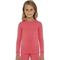 thumbnail image 1 of Rocky Kids Thermal Underwear Shirt for Girls Base Layer Long Johns, Coral XL, 1 of 7
