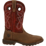 Rocky Legacy 32 Steel Toe Waterproof Western Boot, Tan Red, Size 10M
