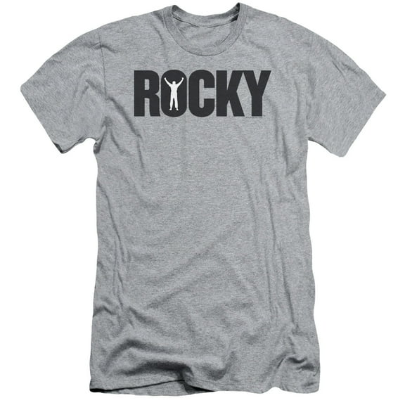 Rocky Logo Adult 30/1 T-Shirt Heather