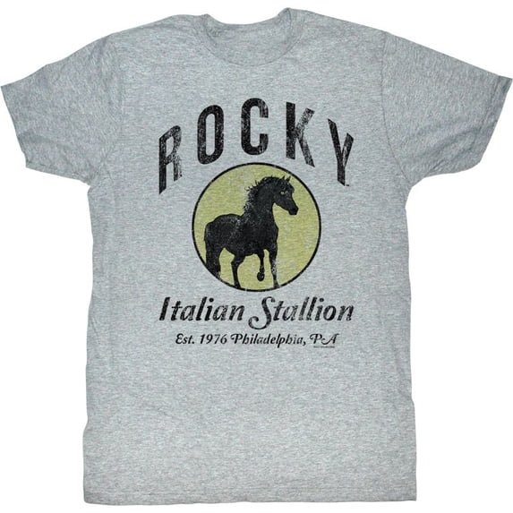 Rocky Established 1967 Gray Heather Adult T-Shirt 5Xl