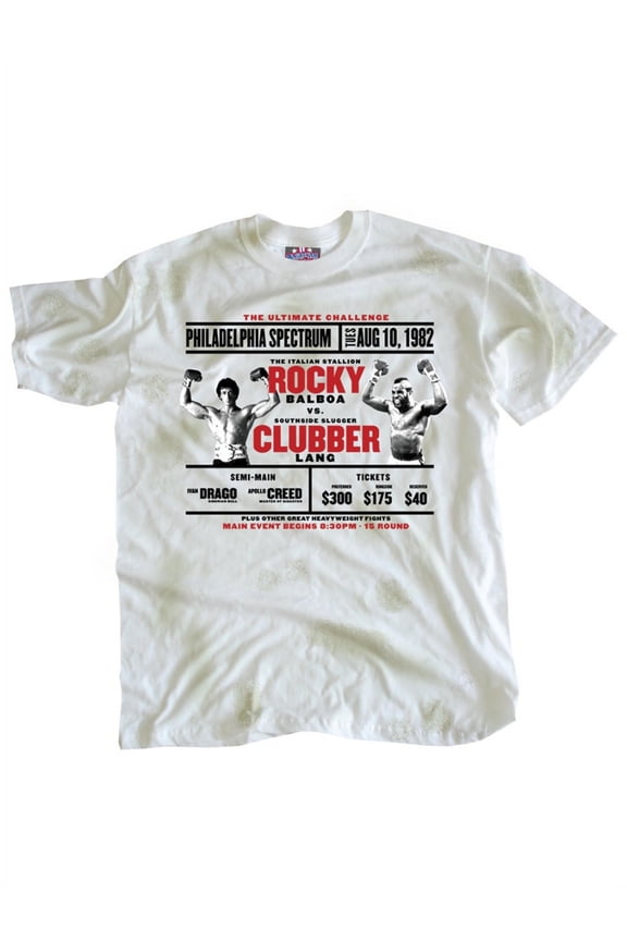 Rocky MGM Movie Rocky Vs. Clubber Adult T-Shirt Tee 5X