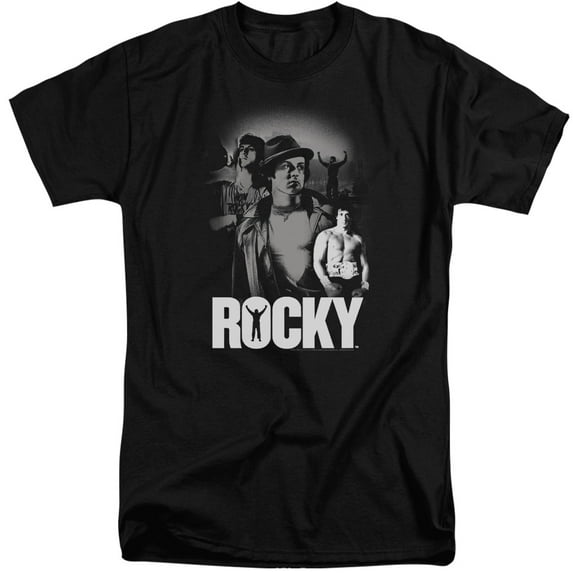 Rocky Making Of A Champ Adult Tall T-Shirt Black