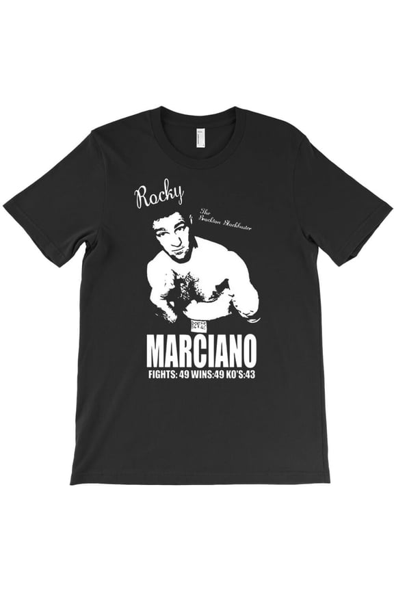 Rocky Marciano Boxing Legend Funny Vintage Sports Fighter Graphic - Daily Wear Essential H16022 T-Shirt, for Men and Women, Up to Size 5XL