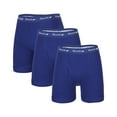 thumbnail image 1 of Rocky Men's Boxer Briefs COTTON BREATH-EASY FABRIC® Pouch Underwear 3-Pack Blue Medium, 1 of 6