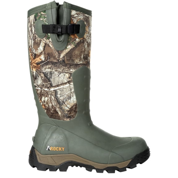 Rocky Men's Shoes Waterproof Rugged Boot Wide Calf, Thin Realtree Edge, Size 9