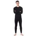 thumbnail image 1 of Rocky Men’s Thermal Underwear Set Insulated Top & Bottom Base Layer For Cold Weather, Black Large, 1 of 8