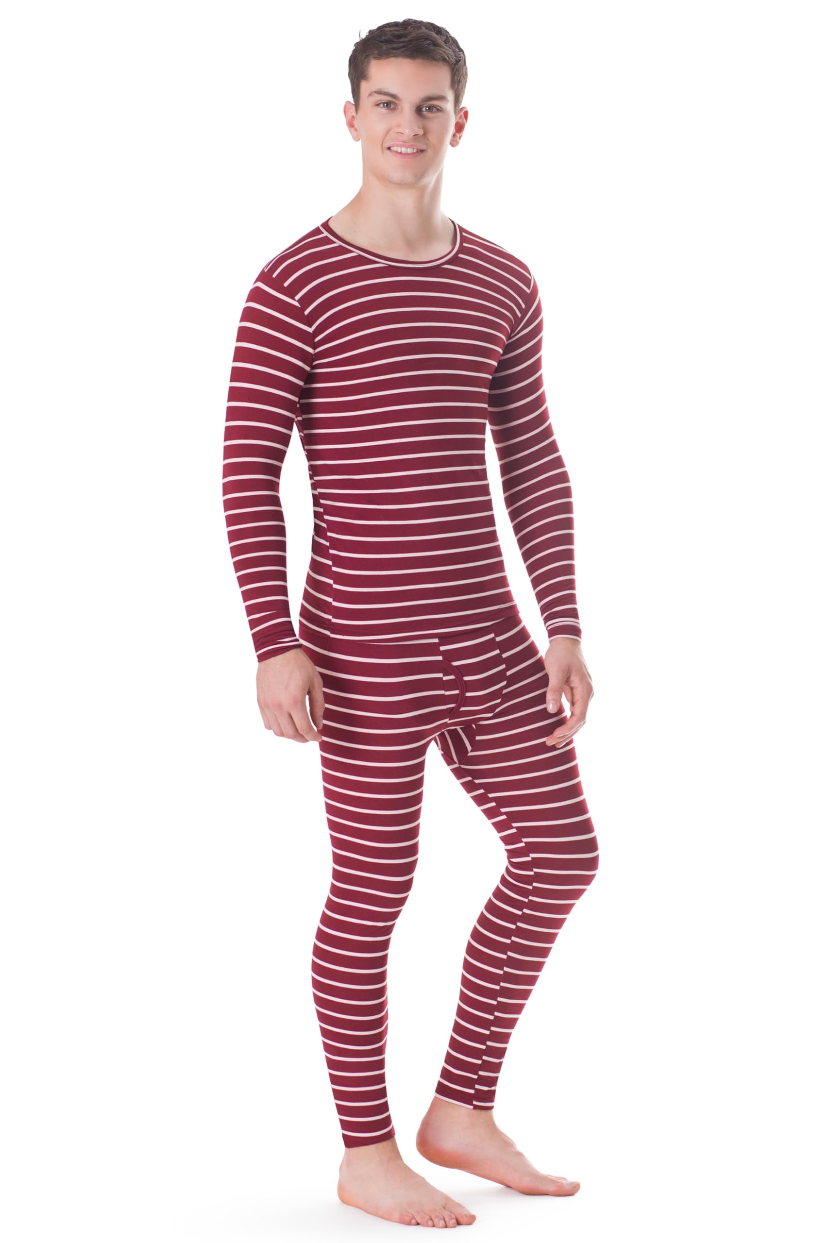Rocky Men’s Thermal Underwear Set Insulated Top & Bottom Base Layer For