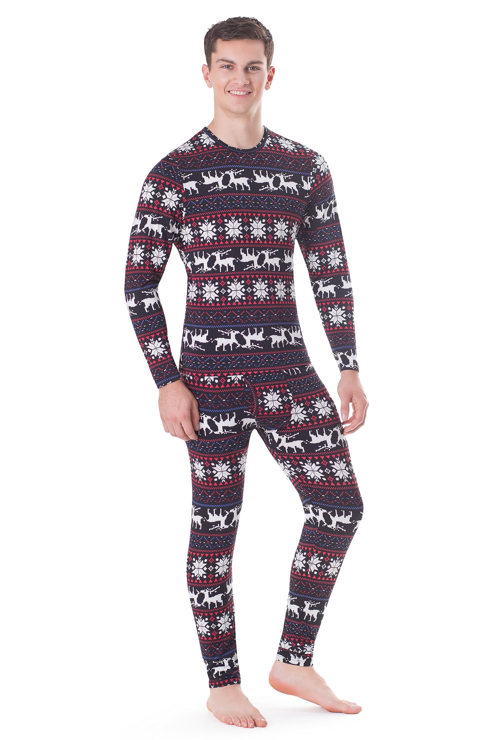 Rocky Men’s Thermal Underwear Set Insulated Top & Bottom Base Layer For