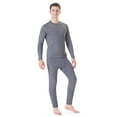 thumbnail image 1 of Rocky Men’s Thermal Underwear Set Insulated Top & Bottom Base Layer For Cold Weather, Melange Charcoal Grey 2X, 1 of 8