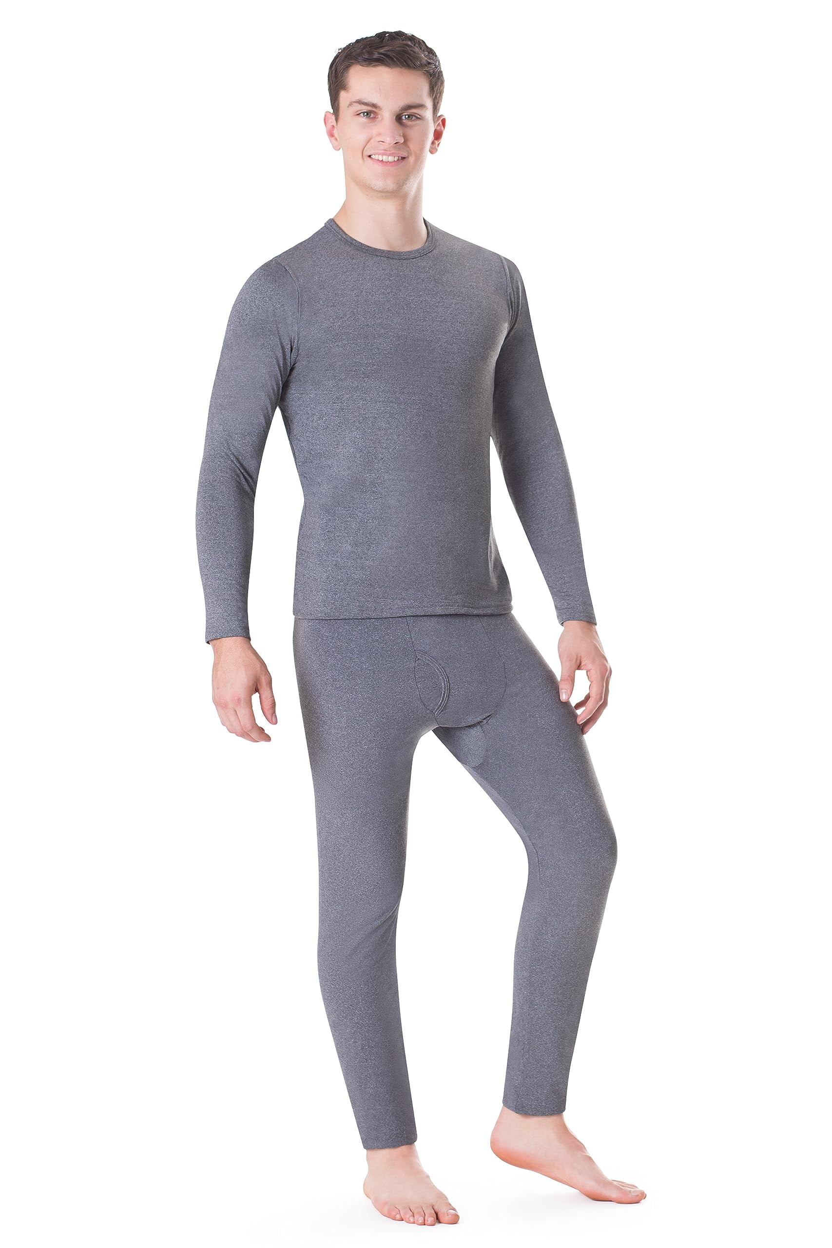 Rocky Men’s Thermal Underwear Set Insulated Top & Bottom Base Layer For