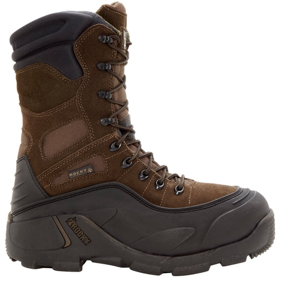 Rocky Blizzard Stalker Waterproof 1200G Insulated Boot, Brown, Size 11(MEN)