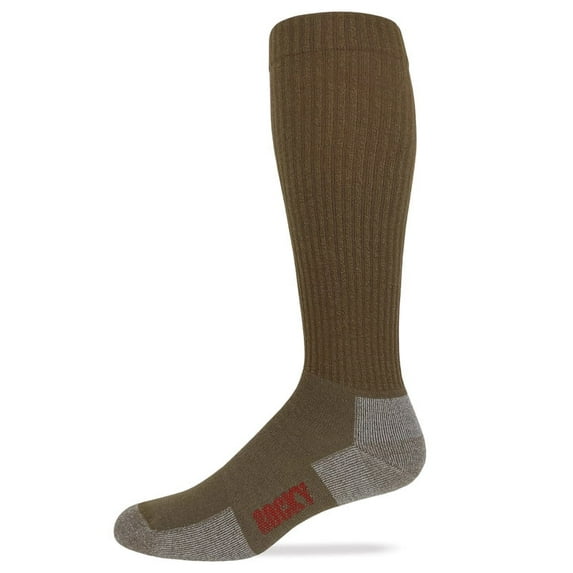 Rocky Mens All Season Lightweight Merino Wool Tall Boot Socks 1 Pair Pack