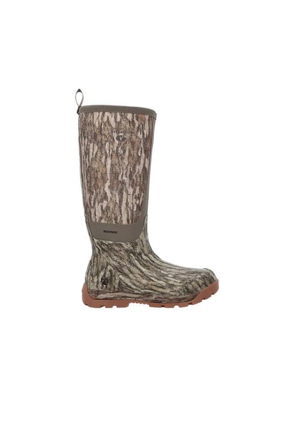 Men's Backlands 16" Snake Boots Mossy Oak Bottomland 9D      (Medium)