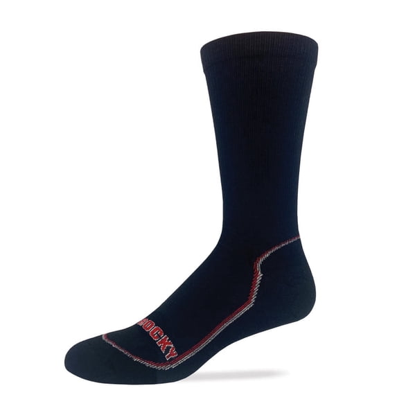 Rocky Mens Merino Wool Lightweight Year Round Crew Socks 1 Pair Pack