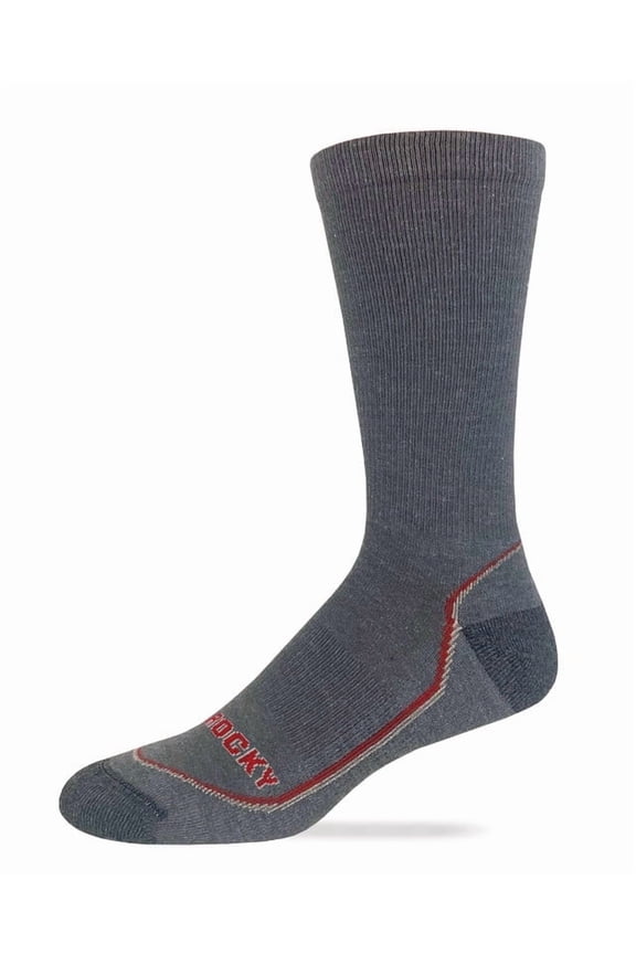 Mens Merino Wool Lightweight Year Round Crew Socks 1 Pair Pack