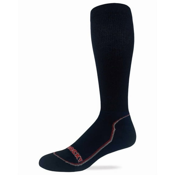 Rocky Mens Merino Wool Lightweight Year Round Tall Boot Socks 1 Pair Pack