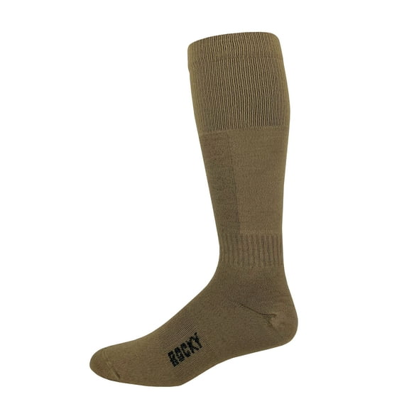Rocky Mens Merino Wool Year Round Military Tall Boot Socks 1 Pair Pack