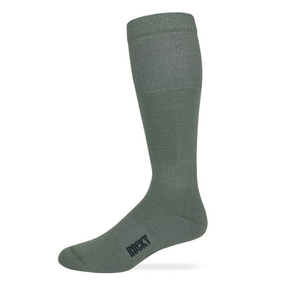 Rocky Mens Merino Wool Year Round Military Tall Boot Socks 1 Pair Pack