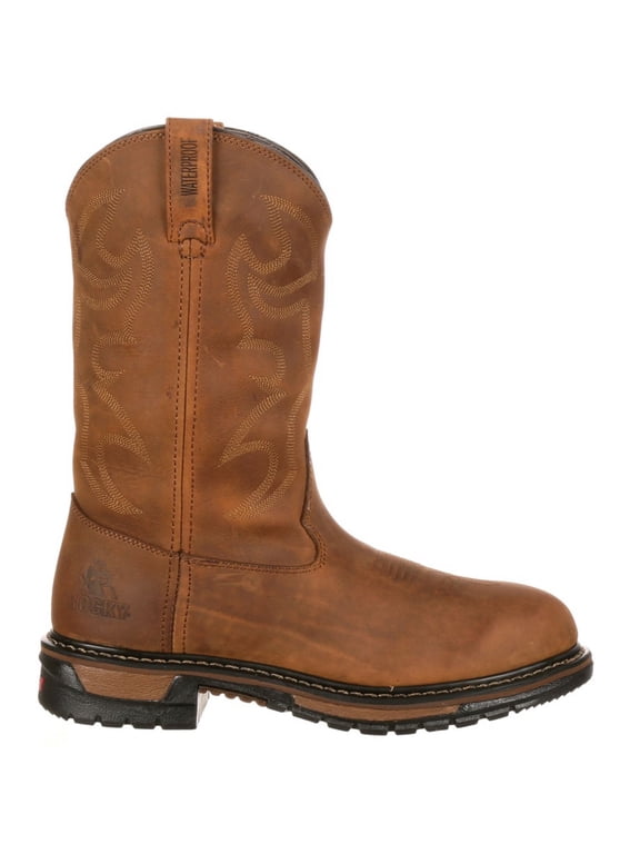 Original Ride Branson Roper Waterproof Western Boots, Aztec Crazy Horse, Size 12(WI)
