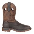 thumbnail image 1 of Rocky Men's 11" Original Ride FLX�Waterproof Western Boot Dark Brown Crazy Horse - RKW0234, 1 of 7