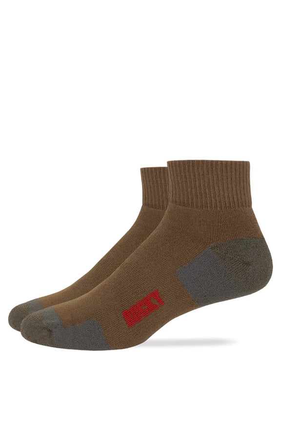 Mens Ultra Dri Cushioned Quarter Socks 2 Pair Pack