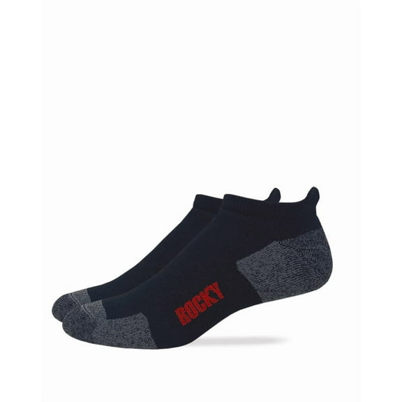 Rocky Mens Ultra Dri Low Cut Heel Tab Socks 2 Pair Pack