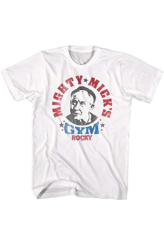 Rocky Mick's Gym RWB White T-Shirt