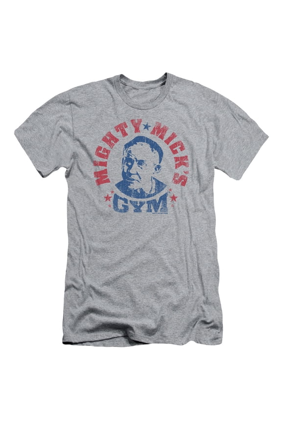 Rocky Mighty Micks Gym Adult 30/1 T-Shirt Heather