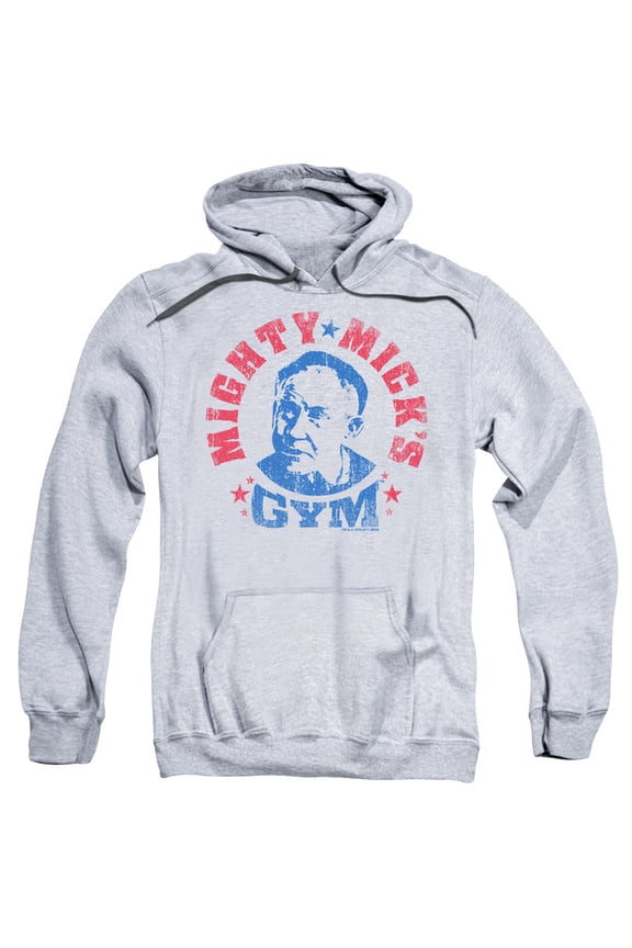 Rocky Mighty Micks Gym Adult Pullover Hoodie Sweatshirt Athletic Heather