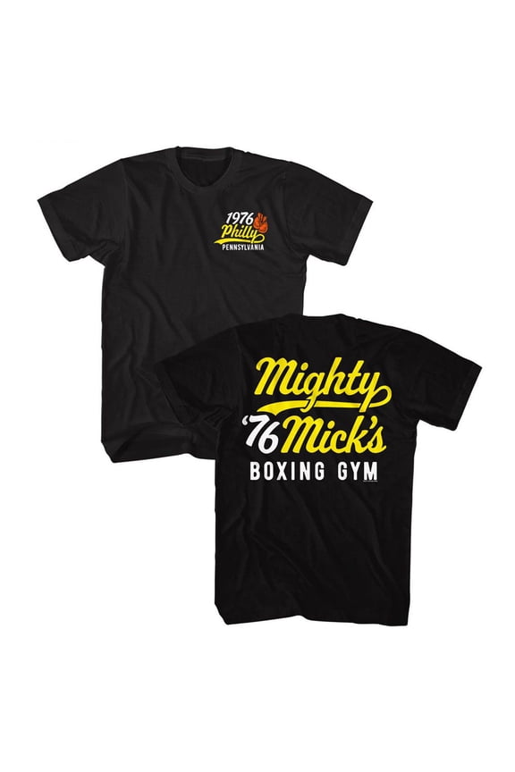 Rocky - Mighty Micks Gym Front And Back - Front and Back Print Adult T-Shirt