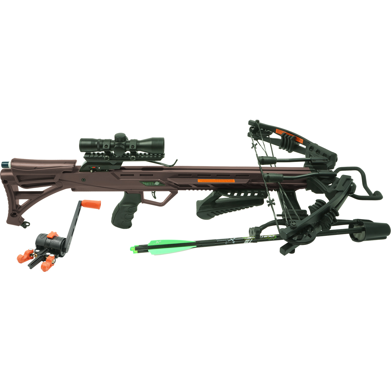 Rocky Mountain 415 Crossbow with Crank. Dark Earth Color. - image 1 of 5