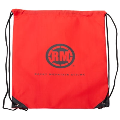 Rocky Mountain ATV/MC Drawstring Bag Red