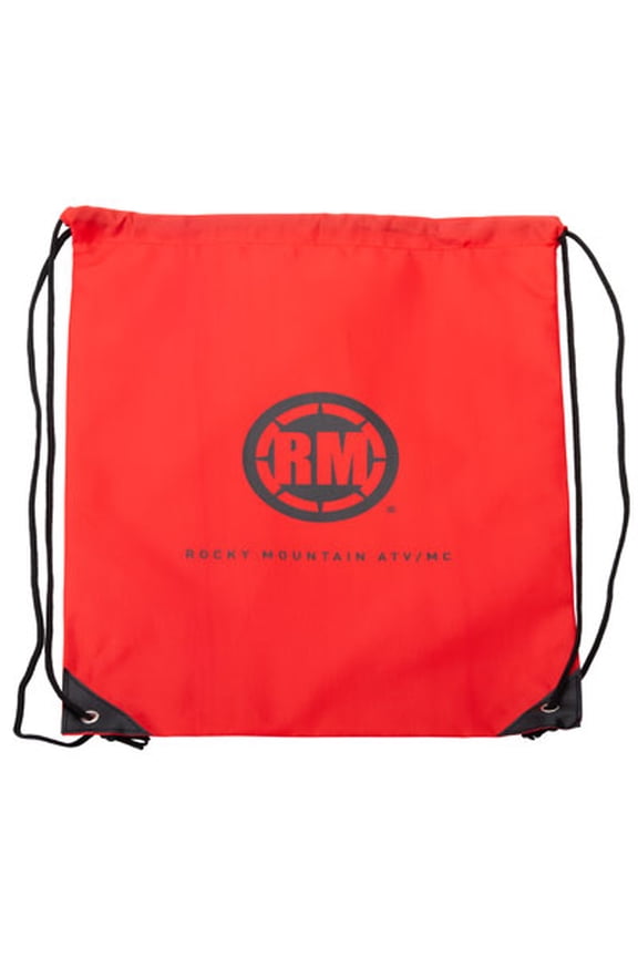 Rocky Mountain ATV/MC Drawstring Bag Red