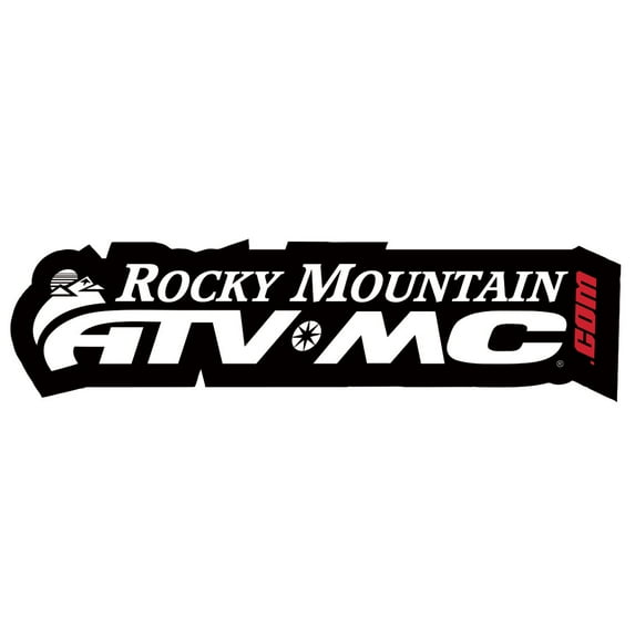 Rocky Mountain ATV/MC Logo Decal 11" x 48" Black
