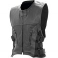 thumbnail image 1 of Rocky Mountain Hides Solid Genuine Buffalo Leather Vest, 3X, 1 of 1