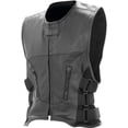 thumbnail image 1 of Rocky Mountain Hides Solid Genuine Buffalo Leather Vest, 1 of 2