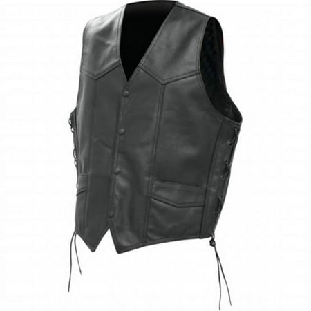 Rocky Mountain Hides Solid Genuine Buffalo Leather Vest