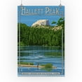 thumbnail image 1 of Rocky Mountain Naitonal Park - Hallet Peak - Lantern Press Poster (16x24 Giclee Gallery Print, Wall Decor Travel Poster), 1 of 1