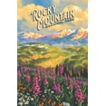 thumbnail image 1 of Rocky Mountain National Park, Colorado, Oil Painting National Park Series (24x36 Giclee Gallery Art Print, Vivid Textured Wall Decor), 1 of 3
