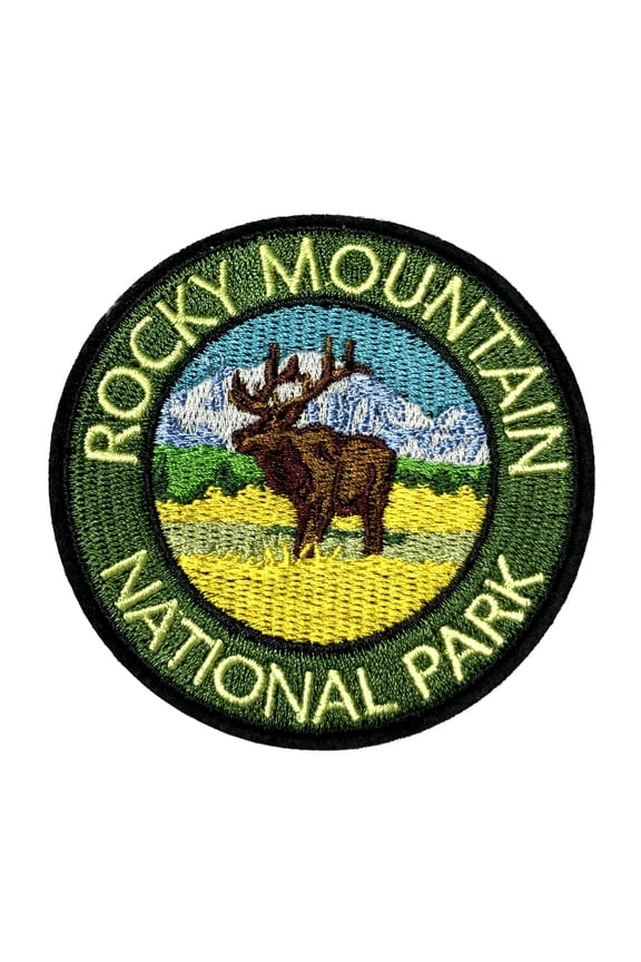 Rocky Mountain National Park Embroidered Patch Iron/Sew-On Applique Souvenir