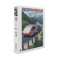 thumbnail image 1 of Rocky Mountain National Park, Retro Camper (19x27 inches, Premium 500 Piece Jigsaw Puzzle for Adults and Family, Made in USA), 1 of 4