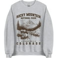 thumbnail image 1 of Rocky Mountain National Park Sweatshirt - Rocky Mountain Hiking Sweatshirt, Nature Lover Crewneck, 1 of 6