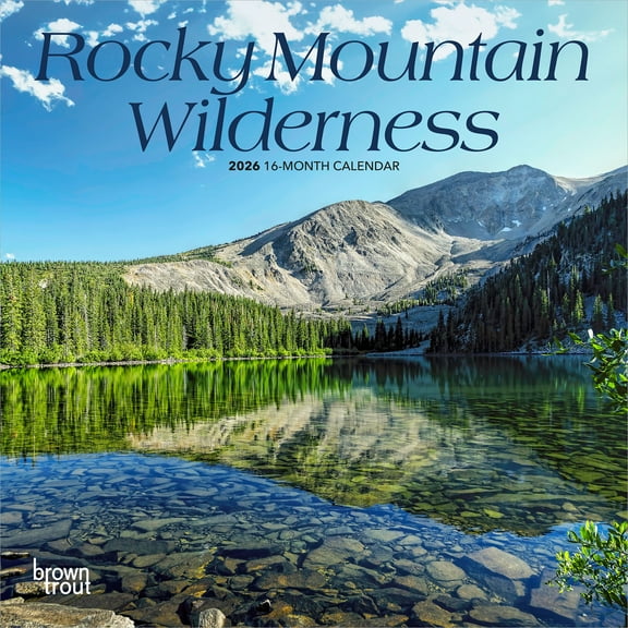 Rocky Mountain Wilderness | 2026 7x14" (Hanging) Mini Wall Calendar | BrownTrout