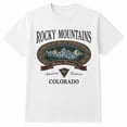 thumbnail image 1 of Rocky Mountains Colorado Graphic T-Shirt, Unisex Classic Fit Outdoor Tee, 1 of 9
