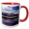thumbnail image 1 of 3drose, Rocky Mountains Colorado Snow River, 15oz Two-tone Red Mug, 1 of 6