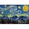 thumbnail image 1 of Rocky Mountains, Colorado, Starry Night (9x12 Wall Art Print, Home Decor), 1 of 3