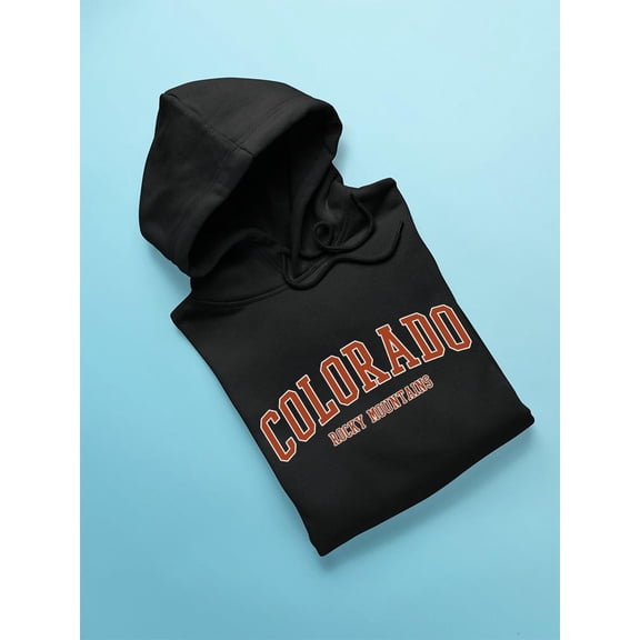 Rocky Mountains Colorado State Hoodie Men's -SelectDesign