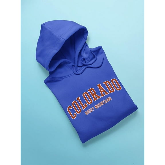 Rocky Mountains Colorado State Hoodie Men's -SelectDesign